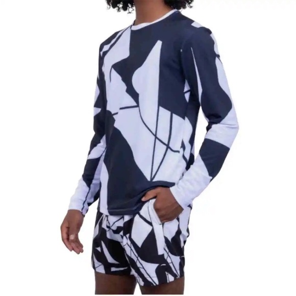 Swimnista x James Peter Henry Men's M Placcment Print Mid-Length Boardshorts NWT - Picture 3 of 7